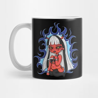 devil hoe Mug